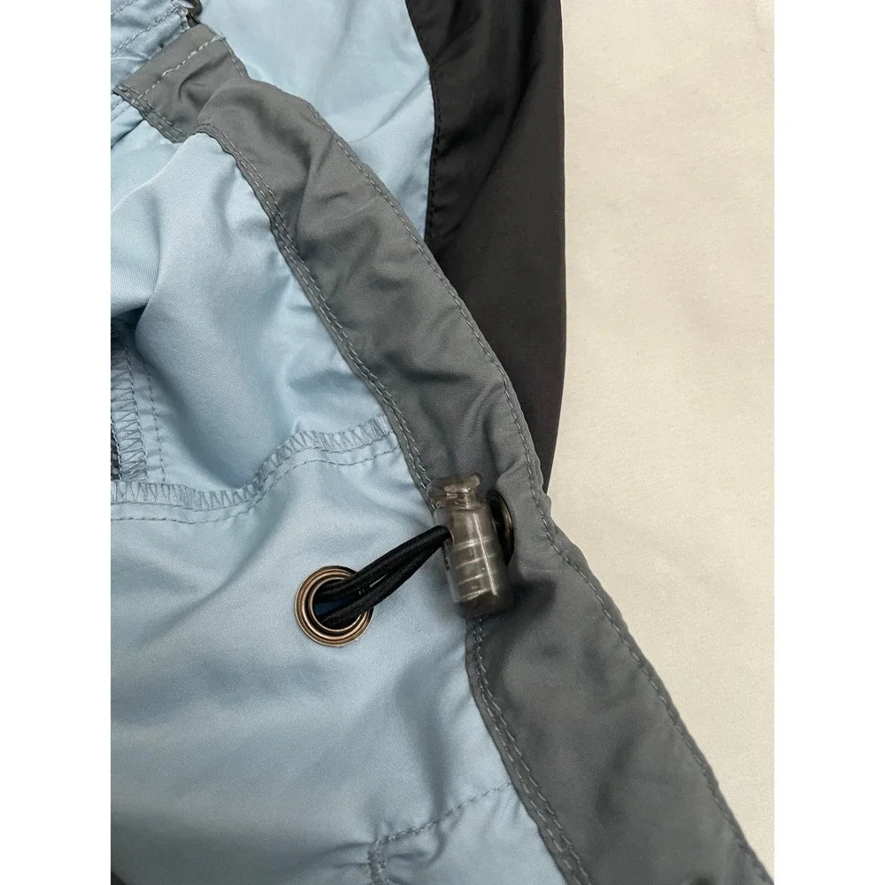 Y2K Nike Running Full Zip Track Jacket Men's Large Blue Colorblock Vintage